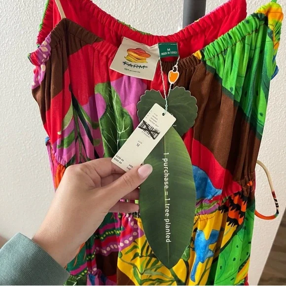 FARM RIO x Anthropologie Palila Fringe Tassel
Midi Dress NWT - Picture 6 of 10